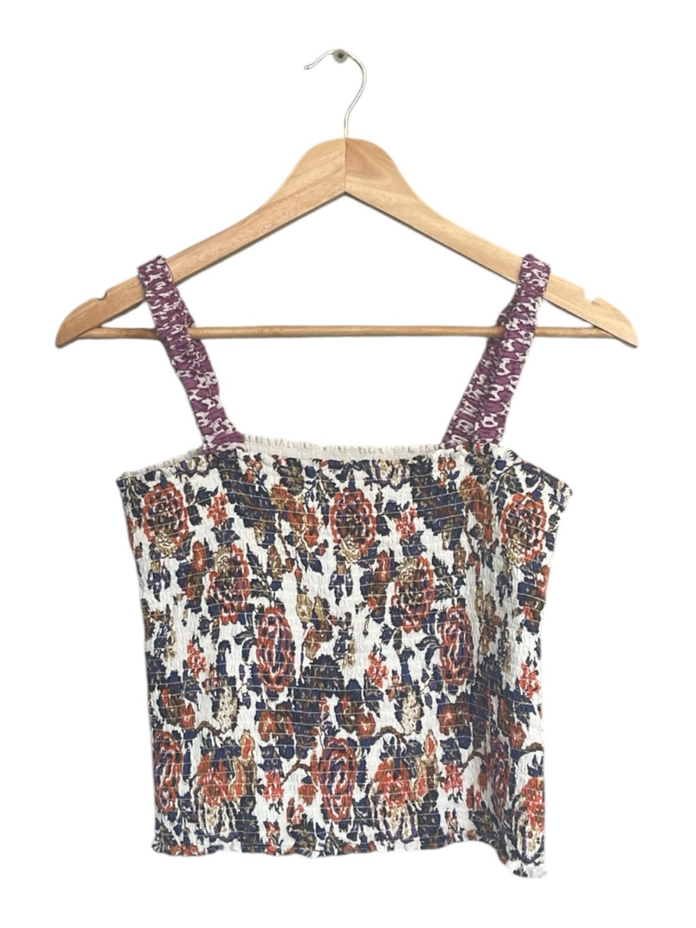 Anthropologie Verona Smocked Pajama Top